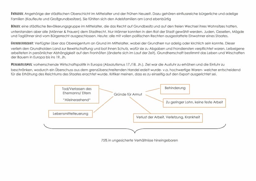 DER ADEL (tu protege):
Kaiser/ König, Herzöge, (Kur-) Fürsten,
Reichsritter, Landesfürsten
● Herrschaftsaufgaben =
Wehrstand, Geburtsstand
B