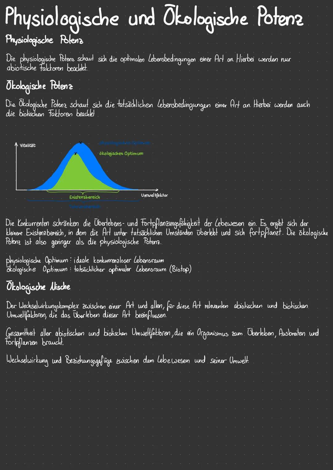Okosystem
Beschreibt die Gemeinschaft und deren physisches Umfeld (sowohl lebende (bspw.
Fressfeinde), als auch nicht-lebende Parameter (bsp