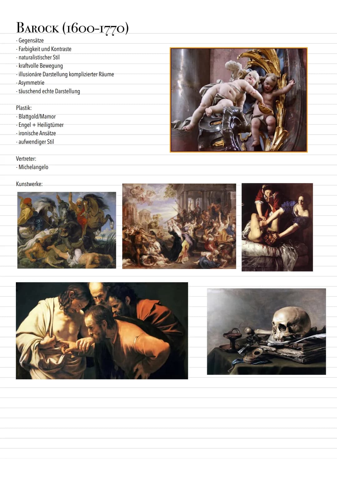 RENAISSANCE (1400-1600)
- Renaissance = Wiedergeburt
- Religiose Kunst
- Zentralperspektive
mathematische Konstruktionen
- geometrische Figu