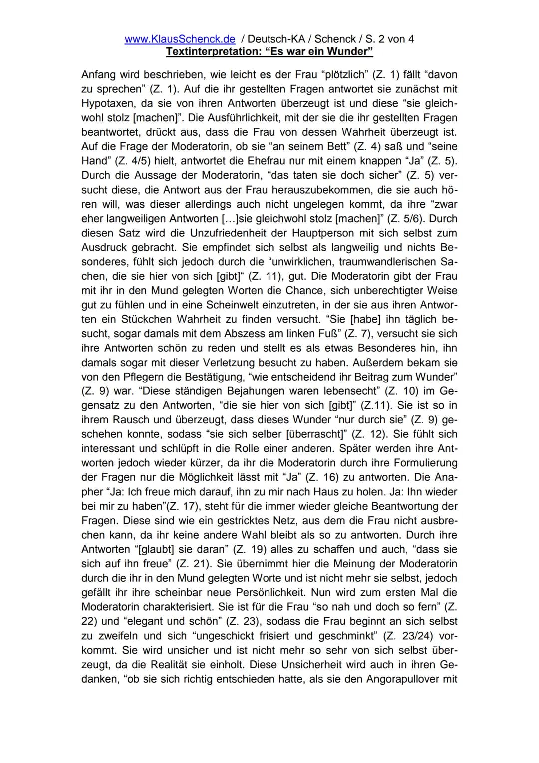Prosa Interpretation und Kurzgeschichte Analyse: Materialien für das Abitur