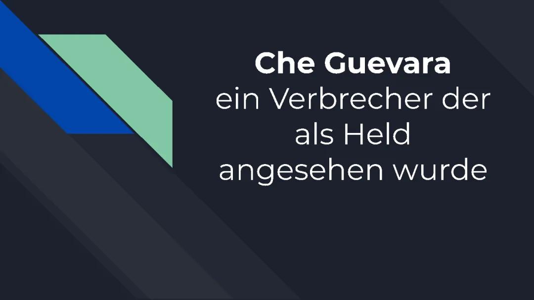 Wer war Che Guevara? Alles über seine Todesursache, letzte Worte und sein Erbe