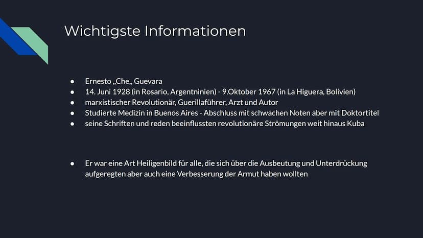 
<h2 id="einverbrecherderalsheldangesehenwurde">Ein Verbrecher, der als Held angesehen wurde</h2>
<p>Che Guevara war ein kontroverser und fa