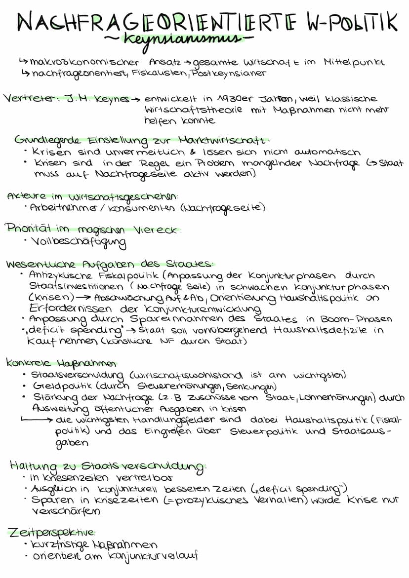 KONJUNKTURTHEORIEN
Mikroökonomischer Ansatz
Say (klassisch), Schumpeter (schöpferische Zerstörung)
Untersucht Verhalten, Entscheidungen von.