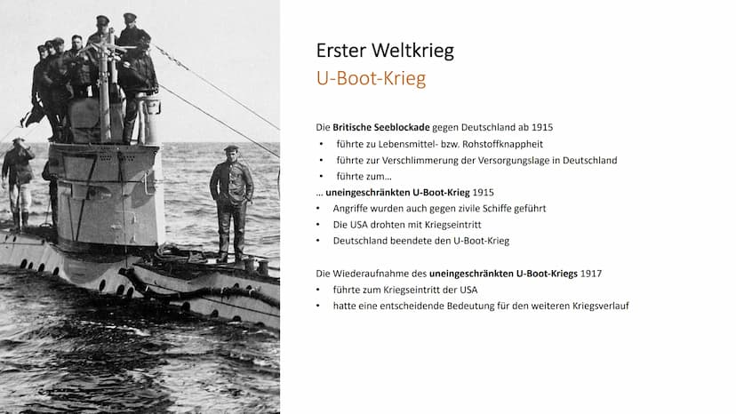Erster Weltkrieg
(1914-1918)
Kriegsgründe
●
Wettrüsten
Wettbewerb und Streit um den Besitz von Kolonien
Ausbreitender Nationalismus und Mili