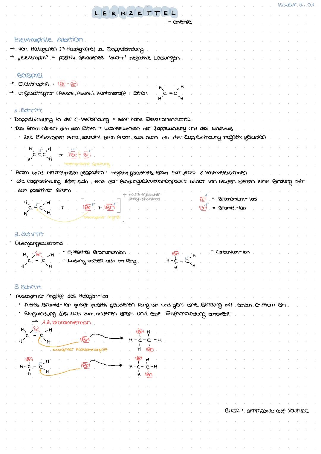 Elektrophile Addition