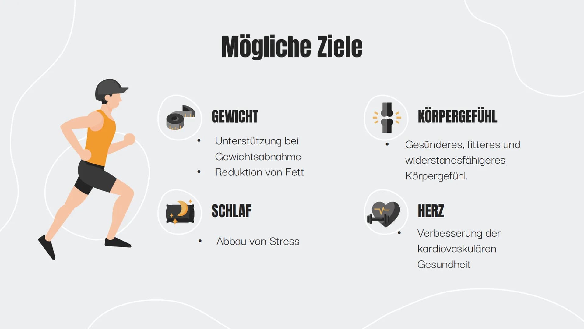 Zirkeltraining-
Kraftausdauer-Workout
Von Franz, Luis und Freddy
Q2 SP-GK4
0 Ablauf
1. Einführung Fitness
Was ist Fitness?
2. Theorie
Was is