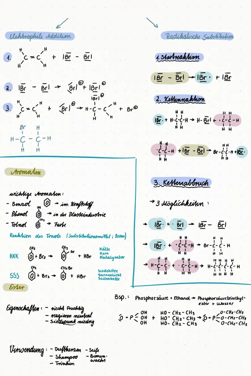 Stoffklassen und Reaktionen
- Alkane · Strukturformel
H H H
1
H-C-C-C-H (Propan)
H H H
• Summenformel
C3H8
• einfachbindung
Alkanole: Strukt