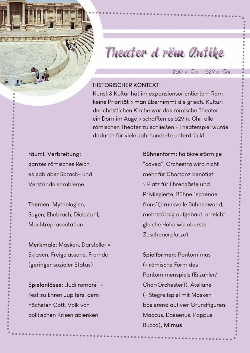 ps
Darstellendes Spiel -
Sternchenkurs
THEMA: Theatergeschichte
LEHRER: -
DATUM: 21.05.20
KLASSE: 12
HALBJAHR: Q2
NAME: - pas Urtheater
HIST