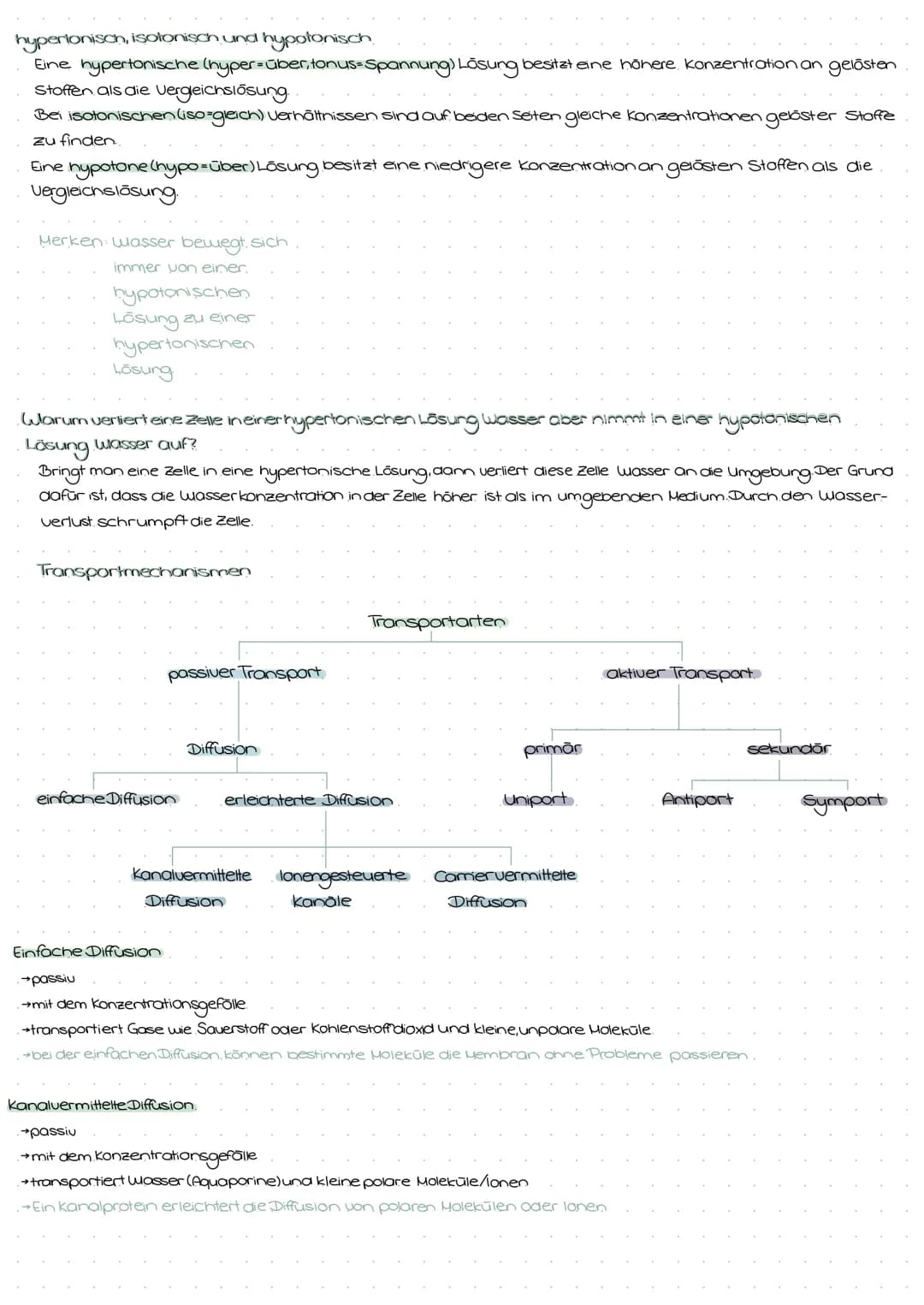 -BIOMEMBRAN
-Mosaik-Modell
Flüssig-Mo
Lipid
Doppelschicht
xxxXX
Diffusion
Glycolipid
→ Kopf hydrophil-lipophob=polar
Osmose
0000
•Phospholip
