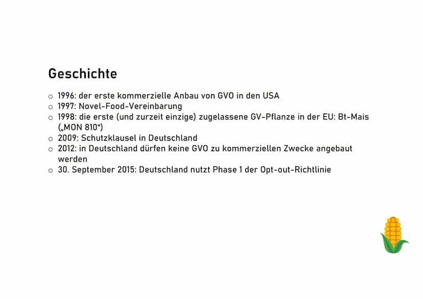 Genetisch veränderte
Lebensmitte! Schuljahr 2018/19
Genetisch veränderte Lebensmittel
Was ist Gentechnik?
Biologie, Klasse 10
O nach einer g