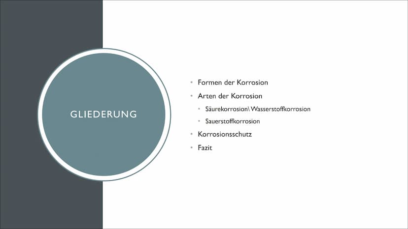 KORROSION UND
KORROSIONSSCHUTZ ●
●
ROST
Allgemein: stoffliche Veränderung oder Zersetzung von Metall
Reaktion von Wasser und Sauerstoff
Salz