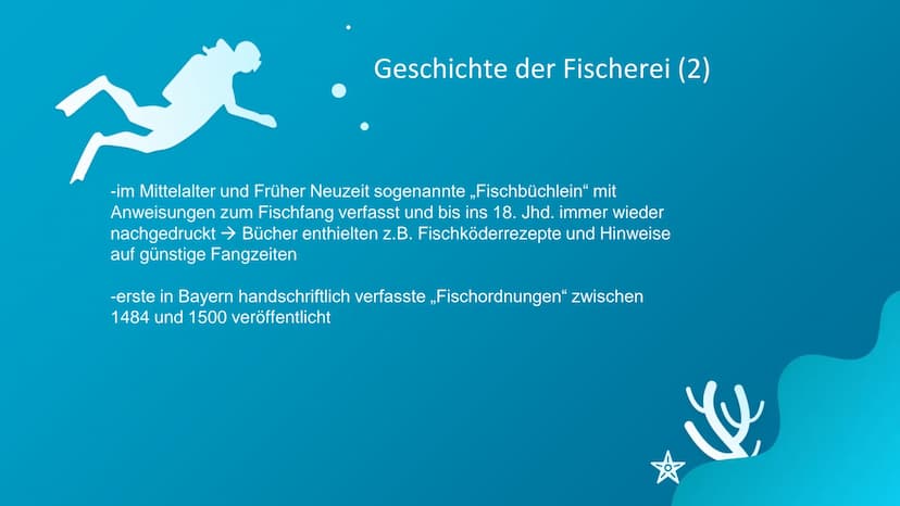 할
Fischfang im
Weltmeer Gliederung
-allgemeine Definition
-Geschichte der Fischerei
-Fischfang früher und heute
-Fangtechniken und - methode