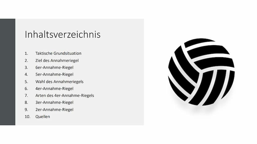 Schuljahr 2020/2021
Sport GK Q2
Aufgaben zur Präsentation
1) Was sind Annahmeriegel und was ist der Sinn dahinter?
3) Beim
2) Beurteile welc