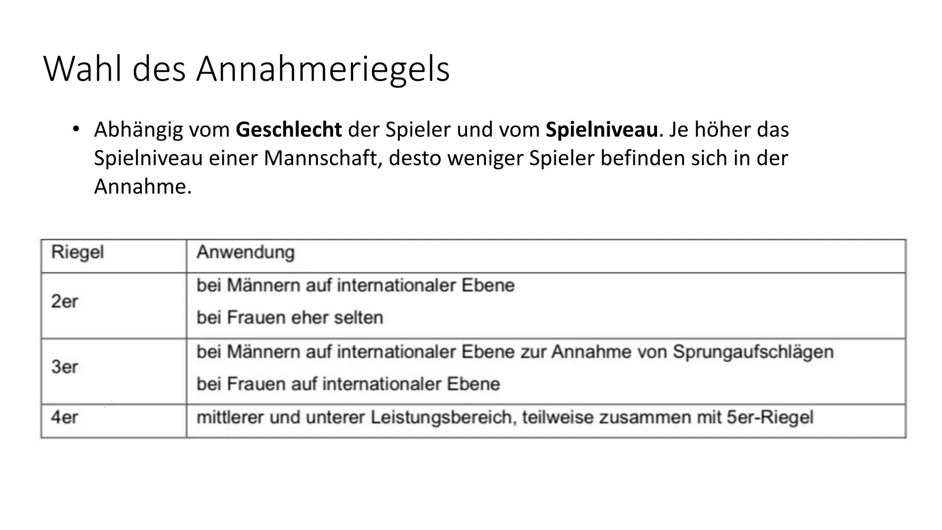 Schuljahr 2020/2021
Sport GK Q2
Aufgaben zur Präsentation
1) Was sind Annahmeriegel und was ist der Sinn dahinter?
3) Beim
2) Beurteile welc