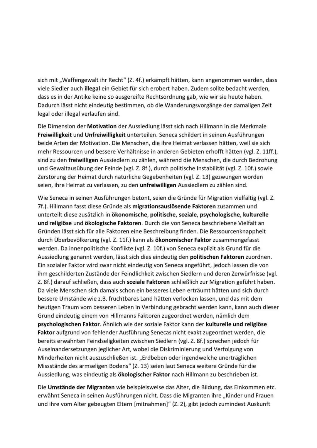 GE/Q2/ GF
Die Völkerwanderung
Über die Wanderungen der Völker und Stämme
Der römische Philosoph und Schriftsteller Seneca der Jüngere (um 4 