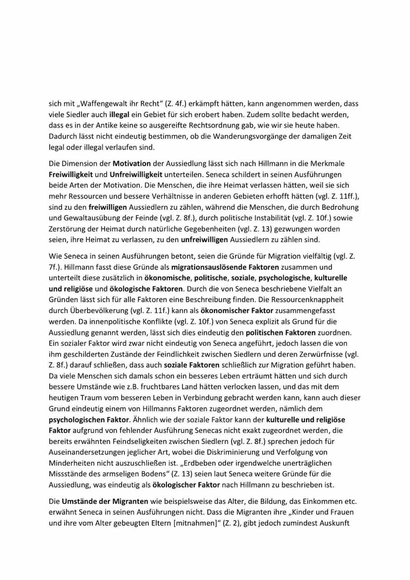 GE/Q2/ GF
Die Völkerwanderung
Über die Wanderungen der Völker und Stämme
Der römische Philosoph und Schriftsteller Seneca der Jüngere (um 4 