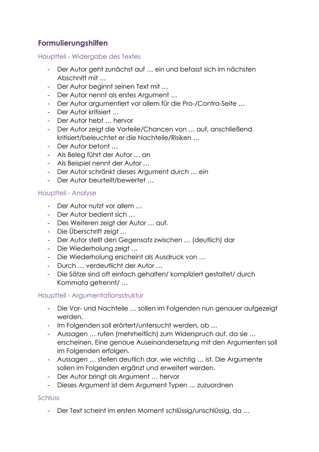 Vorarbeit
Textgebundene Erörterung schreiben
Text erfassen
1) Text aufmerksam lesen
II) Thesen herausarbeiten
III) Argumente herausarbeiten
