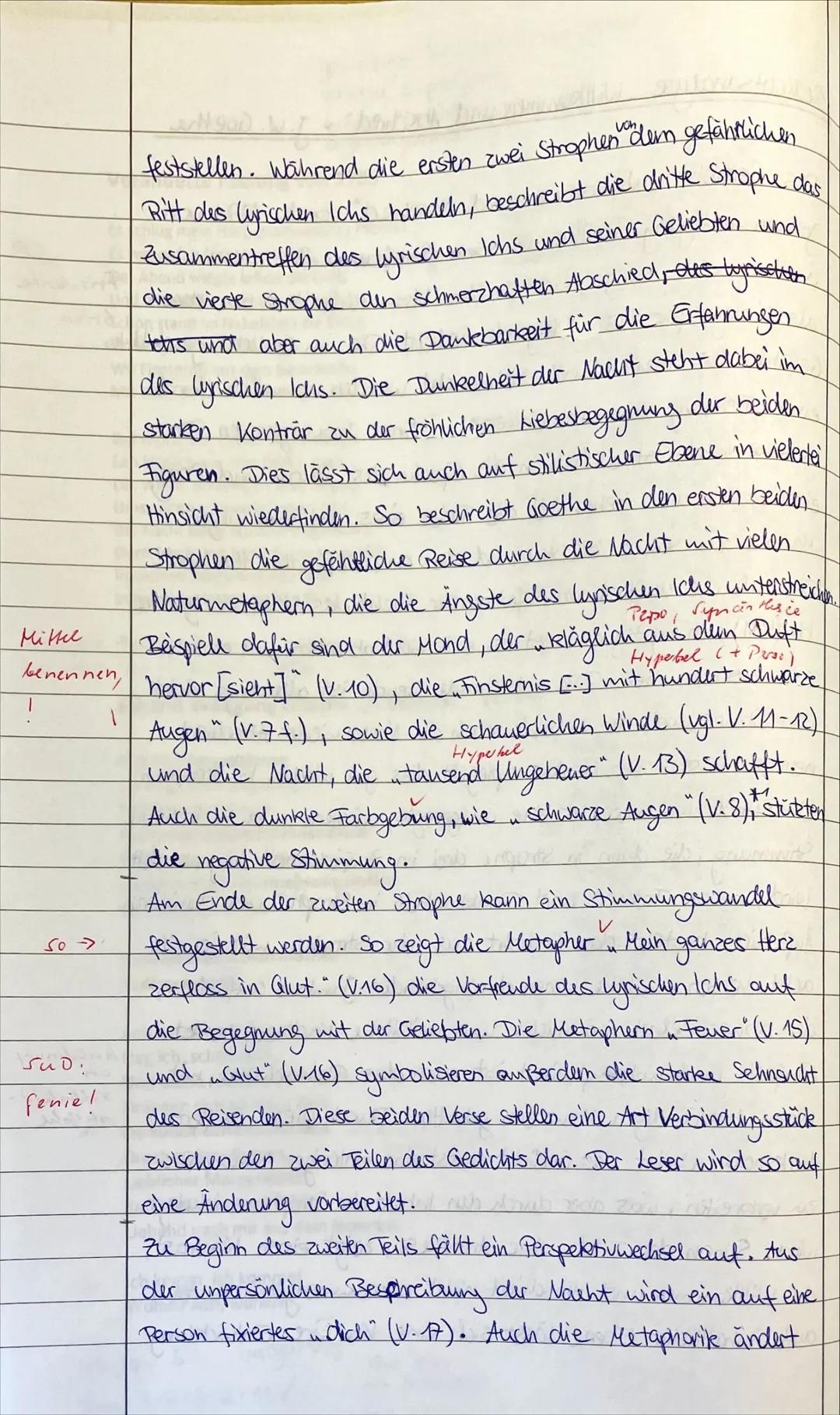 Inhalt:
Sturm und Drang
-ly-Ich
reitet durch
die Nacht,
hat ziel
Johann Wolfgang Goethe ,,Willkommen und Abschied" (1771)
Mir schlug das Her