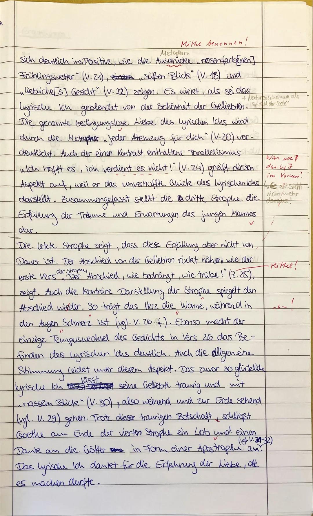Inhalt:
Sturm und Drang
-ly-Ich
reitet durch
die Nacht,
hat ziel
Johann Wolfgang Goethe ,,Willkommen und Abschied" (1771)
Mir schlug das Her