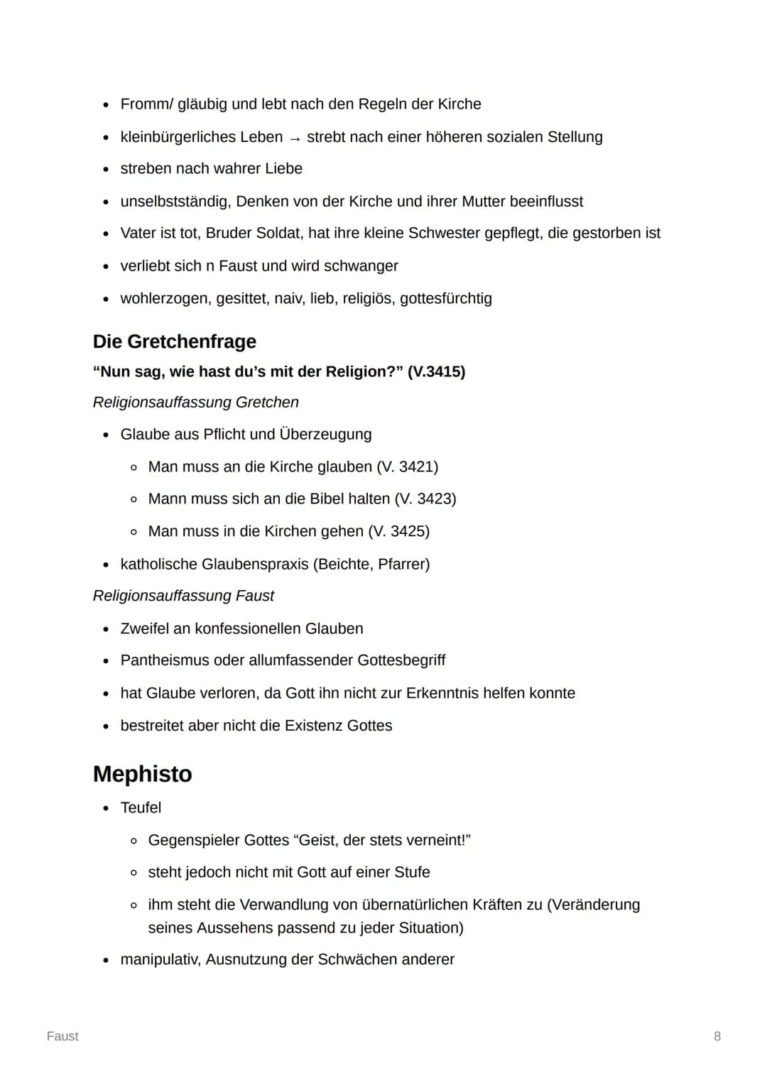 Faust
Faust
Goethe
• geboren am 28.8.1749 in Frankfurt in einer angesehenen bürgerlichen Familie
• beide Eltern gebildet und wohlhabend
• fi