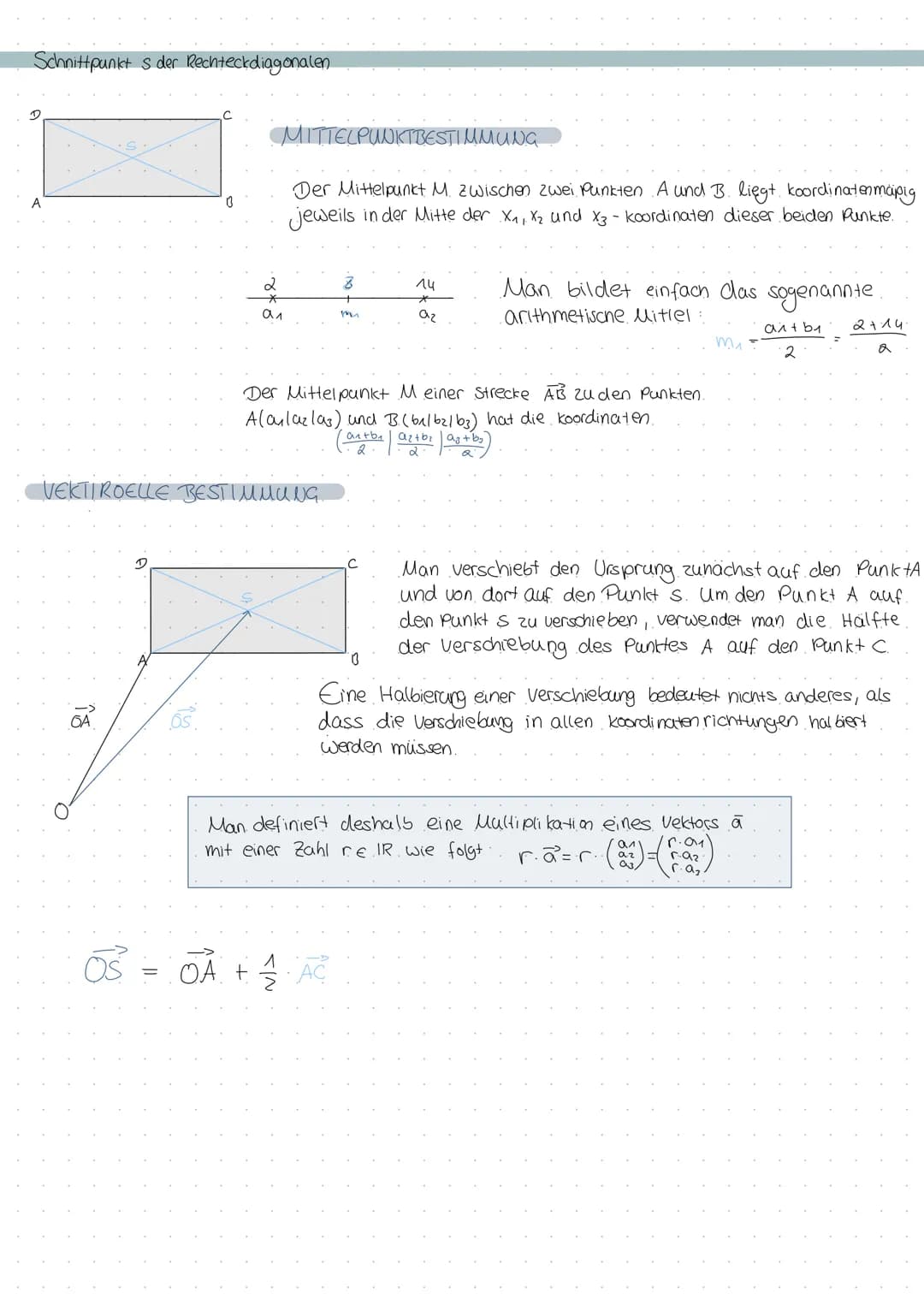 X₁
Punkte und Vektoren im Raum
Vektoren.
B(41513)
A(41212)
.B(21415).
ABSTANDSFORMEL IM RAUM
d (A₁B) = √ (b₁-0₁)² + (b₁- (₂)² + (63-A3)²²
Ei