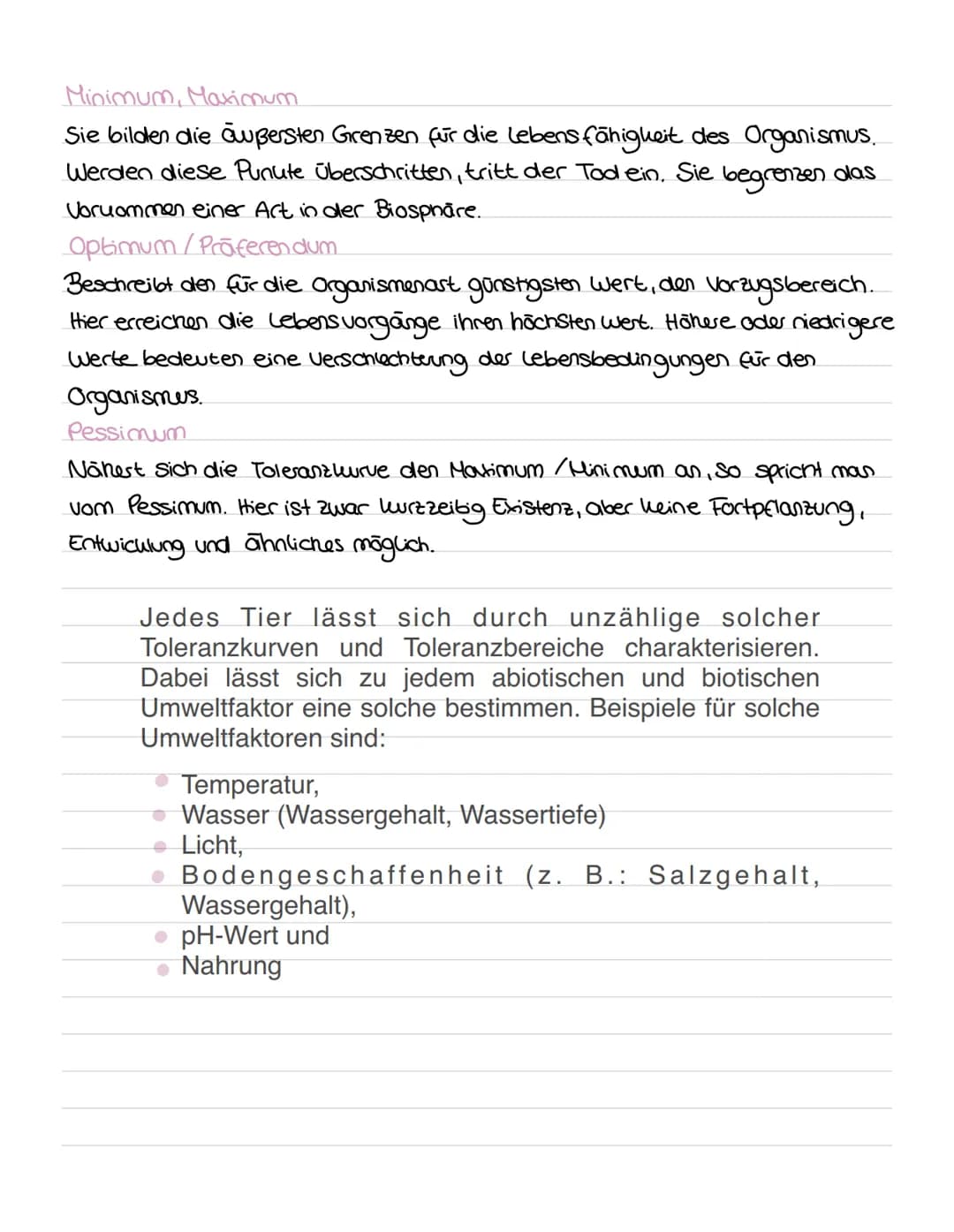 Bio
ABI Ökologie und Nachaltigkeit
Definition von Begriffen
Okosystem
Das Juosystem ist ein Beziehungsgefüge zwischen den lebewesen einer Bi