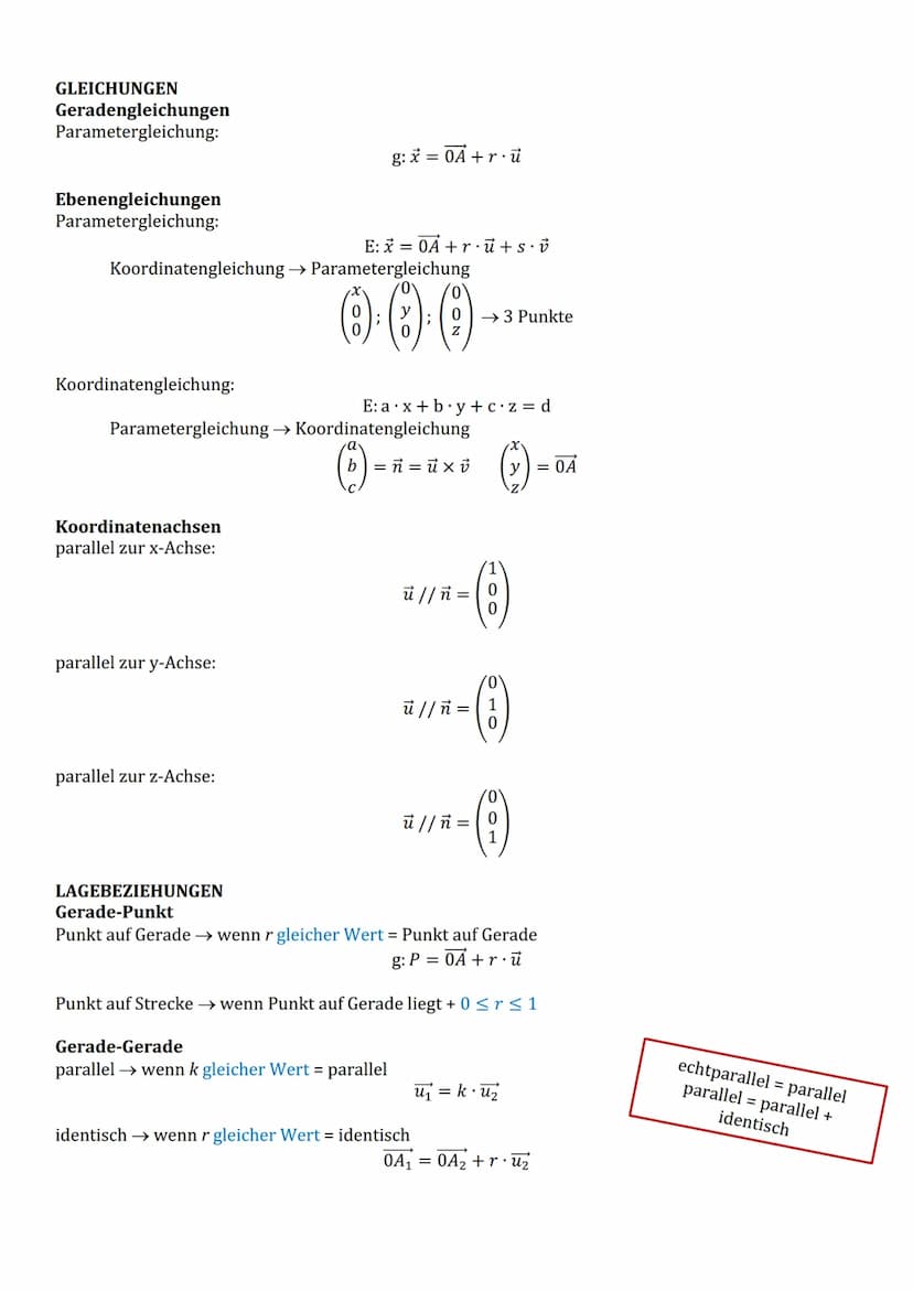 VEKTOREN
Vektoren aufstellen
Nullvektor
Einheitsvektor
Gegenvektor
Ortsvektor
orthogonale Vektoren
Betrag
Rechenoperatoren
Addition:
Subtrak