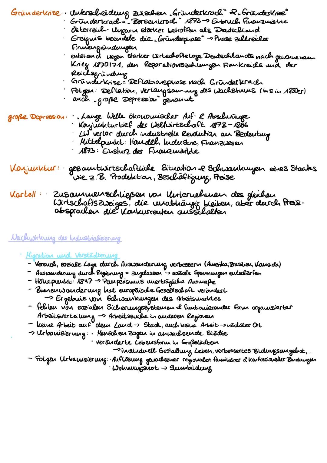 # Industrialisierung

Definition Industrialisierung

- Merkmale:
  - erheblich dauerhaft, wenngleich schwankend & herzfristig
  - oftmals un