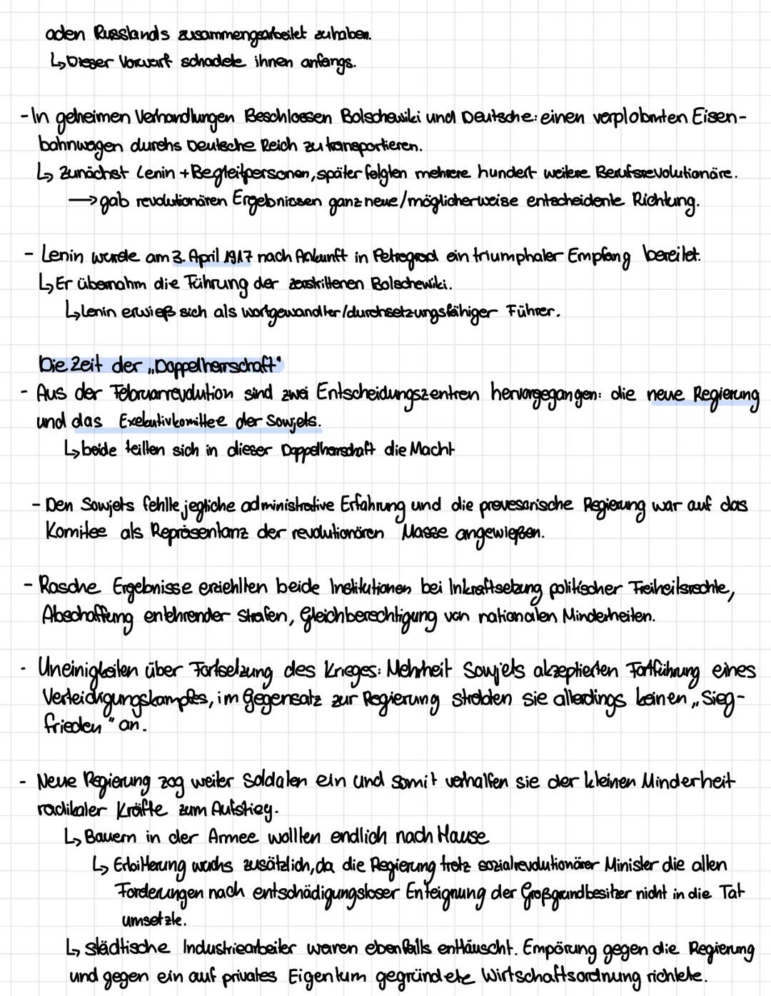 Die Revolution von 1905
-Faktoren der Wende:
↳ Russisch-Japanische Krieg (1904/05)
LMilitärexpert unterschätzten japanische Kriegspotential,