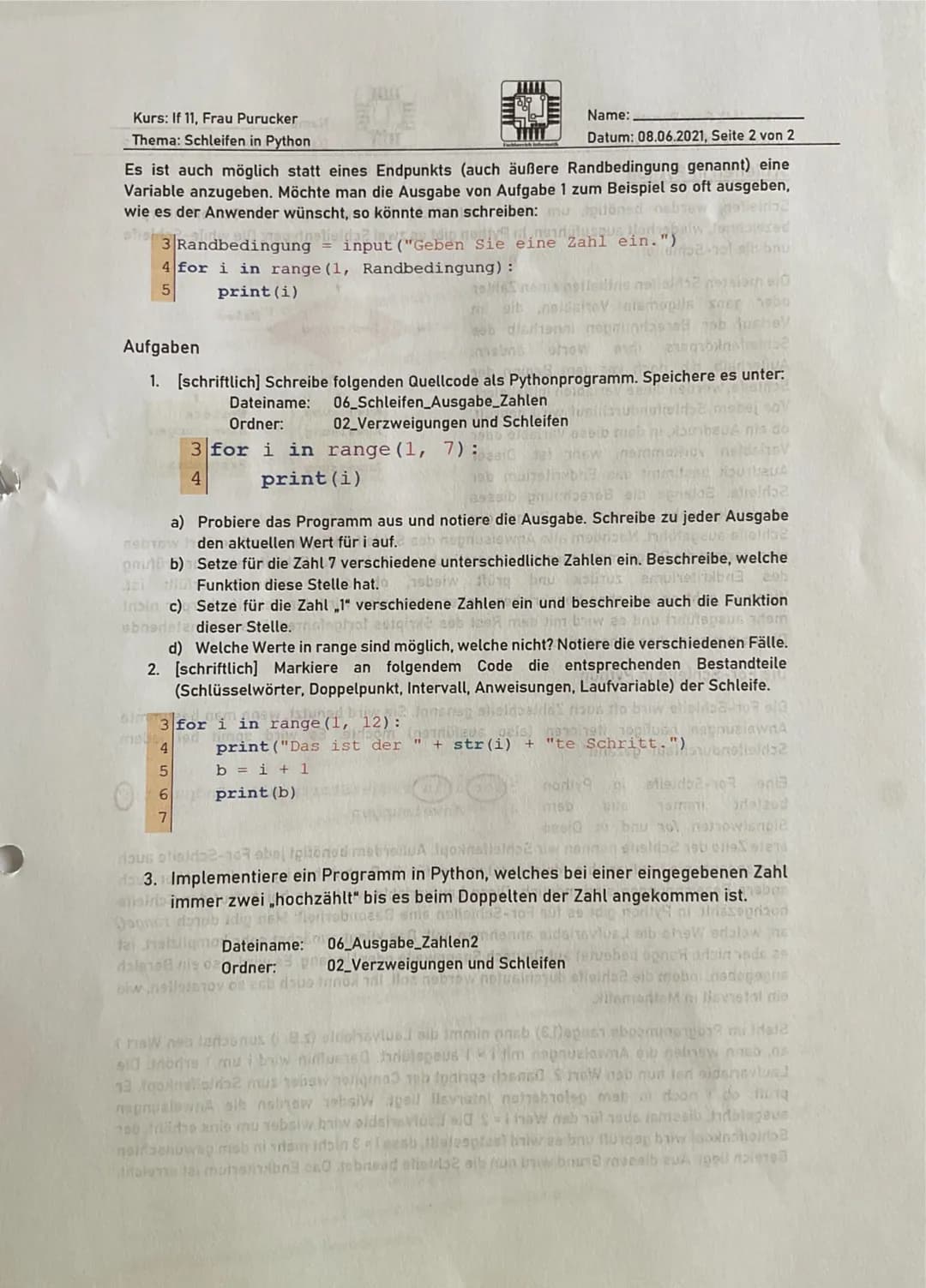 Programmieren Die Tätigkeit ,,Programmieren"
- aus Sicht des EVA-Prinzips: Eine Rechenanlage bzw. Ein Computer ist ein
Informationsverarbeit