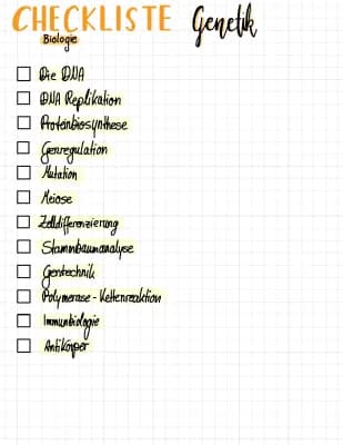 Know Checkliste Genetik thumbnail
