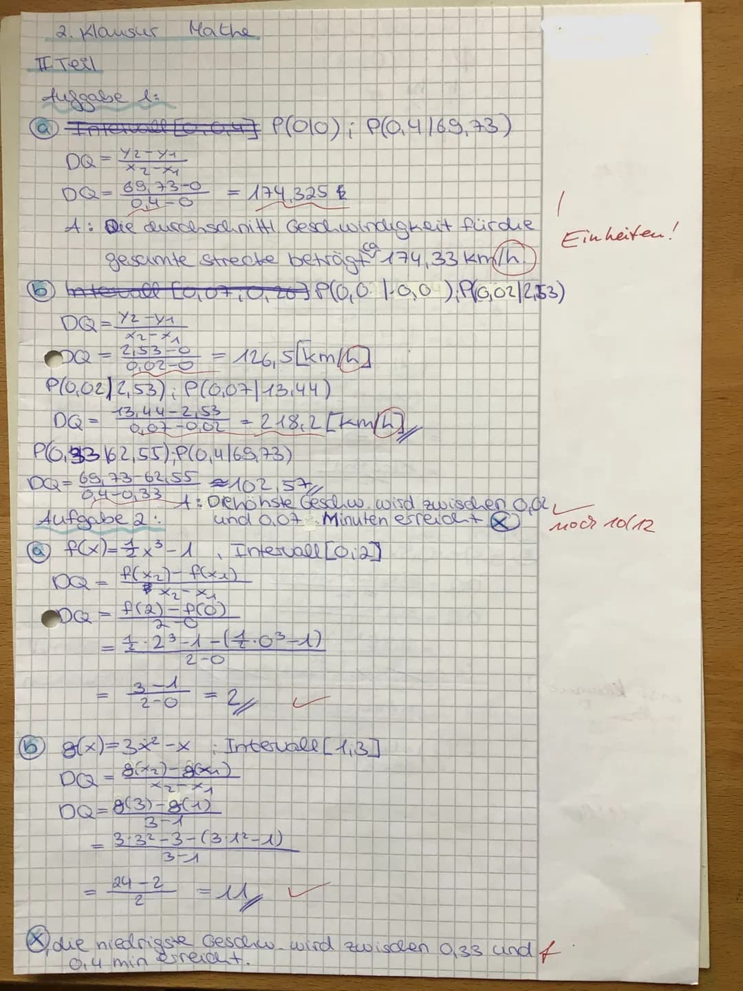 Name:
2. Klausur
I. Teil: Hilfsmittelfrei (Bearbeitungszeit max. 20 min)
Aufgabe 1: Symmetrie (6 P)
Prüfe, ob der Graph symmetrisch ist und 