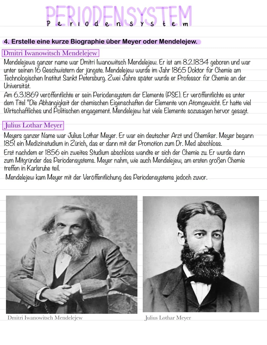 Mendelejews Periodensystem: Entdecke die 8 Hauptgruppen!