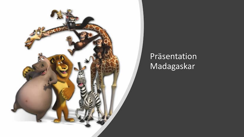 Handout: Präsentation Madagaskar
Geographische Lage
➤ Viertgrößte Insel weltweit
► Liegt an Ostküste Südafrikas im Indischen Ozean
➤ Über 58