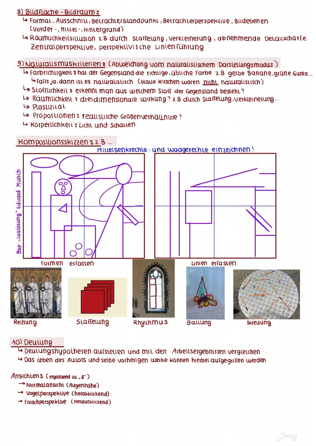 Kunst Bildanalyse (Analy sebogen Porträt)
1) Daten zum Werk:
um,...)
Künstler, Entstehungsjahr, Maße (z. B 127×101cm), Ort wo es sich befind