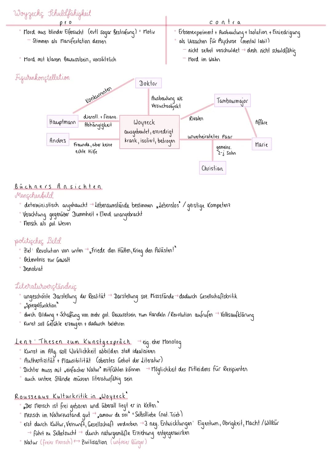 Woyzeck
Der Autor Georg Büchner
*1813-1837
1831-35 Medizin-Studium
zunehmend oppositionelles Engagement
(Verfassen des Hessischen Landboten"