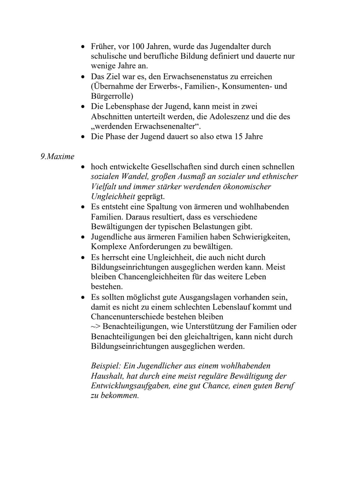 Klaus Hurrelmann
Definitionen:
Innere Realität: körperliche und psychische Grundstrukturen
Äußere Realität: soziale und psychische Grundstru