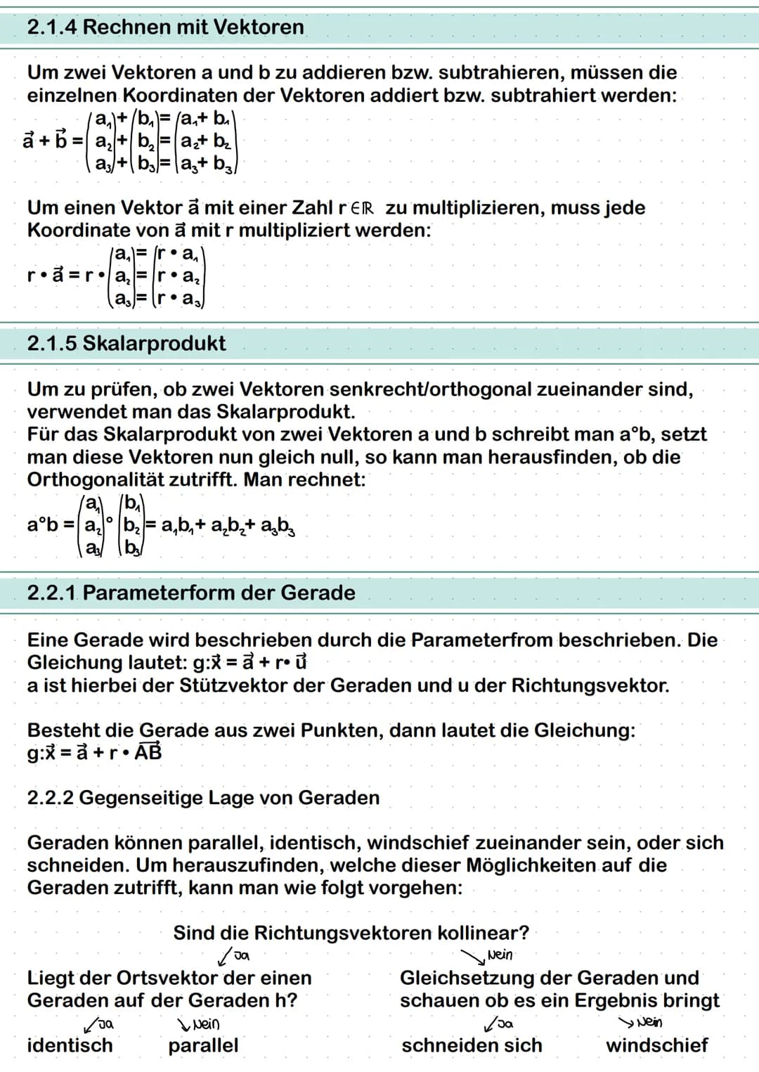 2.1.1 Punkte im Raum
Punkte im Raum werden in ein 3-Dimensionales
Koordinatensystem eingezeichnet. Die drei Ach-
sen werden X₁, X₂ und x3 be