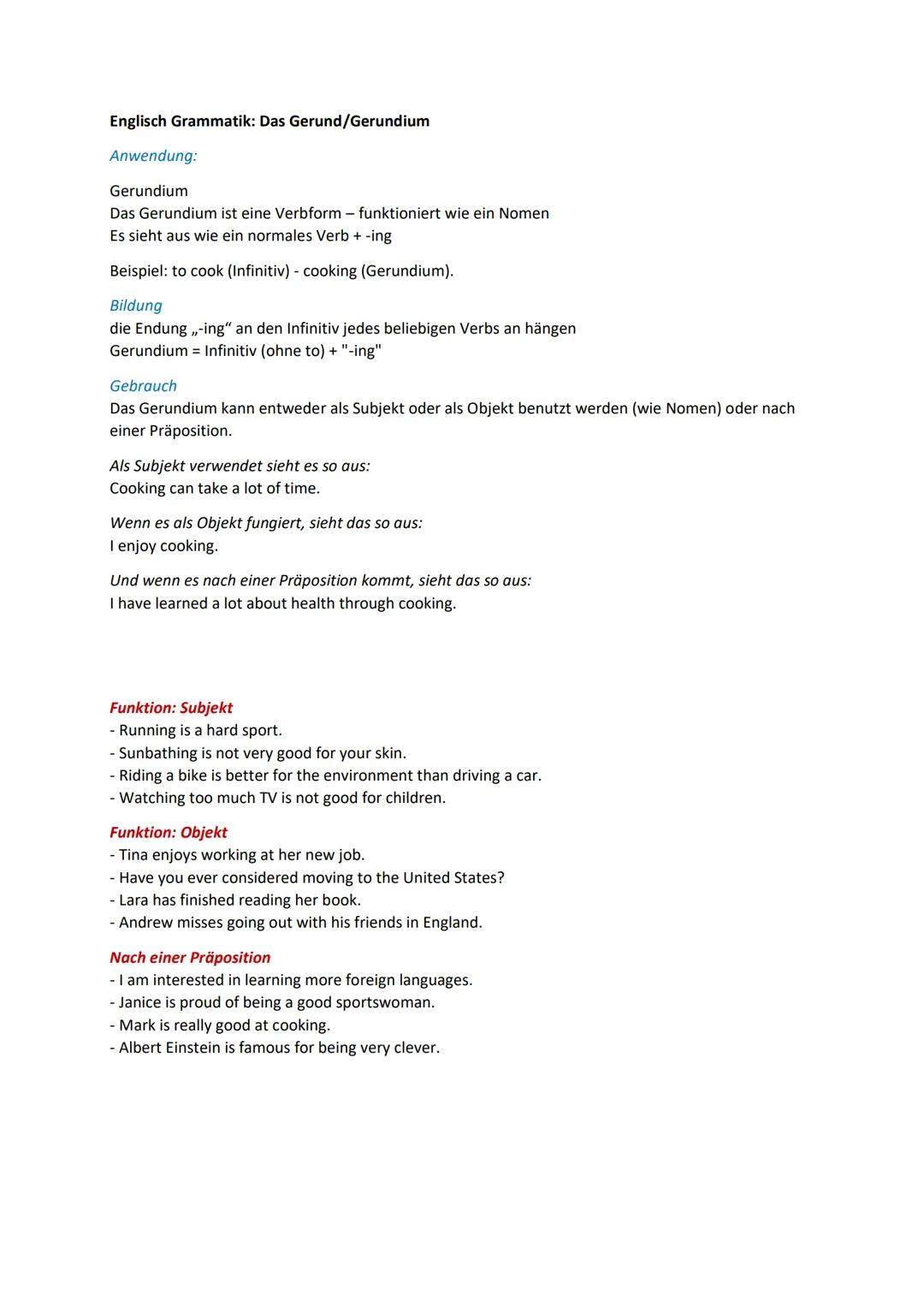 Gerundium (englische Verbform)