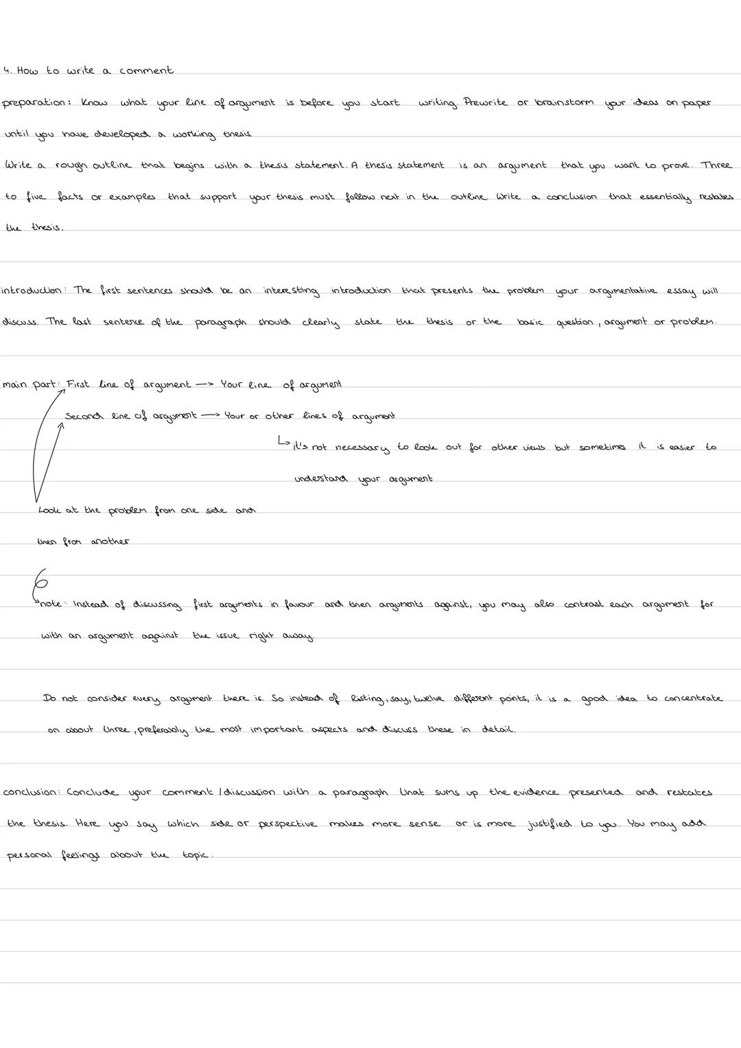 1 Summary
2. Stylistic Devices.
3. Speech Analysis
4. Comment
1. Summary-
Step 1: Who?, What?, When?, Where?, Why?, How?
-> Keep it short an