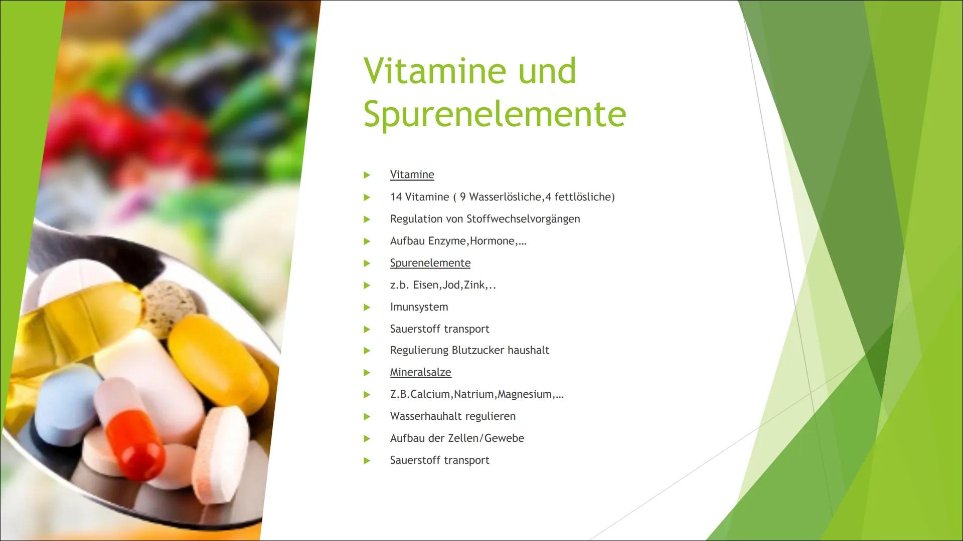 Grundlagen der
Ernährung
Co Inhaltsverzeichnis
Warum brauchen wir Nahrung?
Nährstoffe und Funktionen
Kohlenhydrate
Fette
Eiweiße
Vitamine un