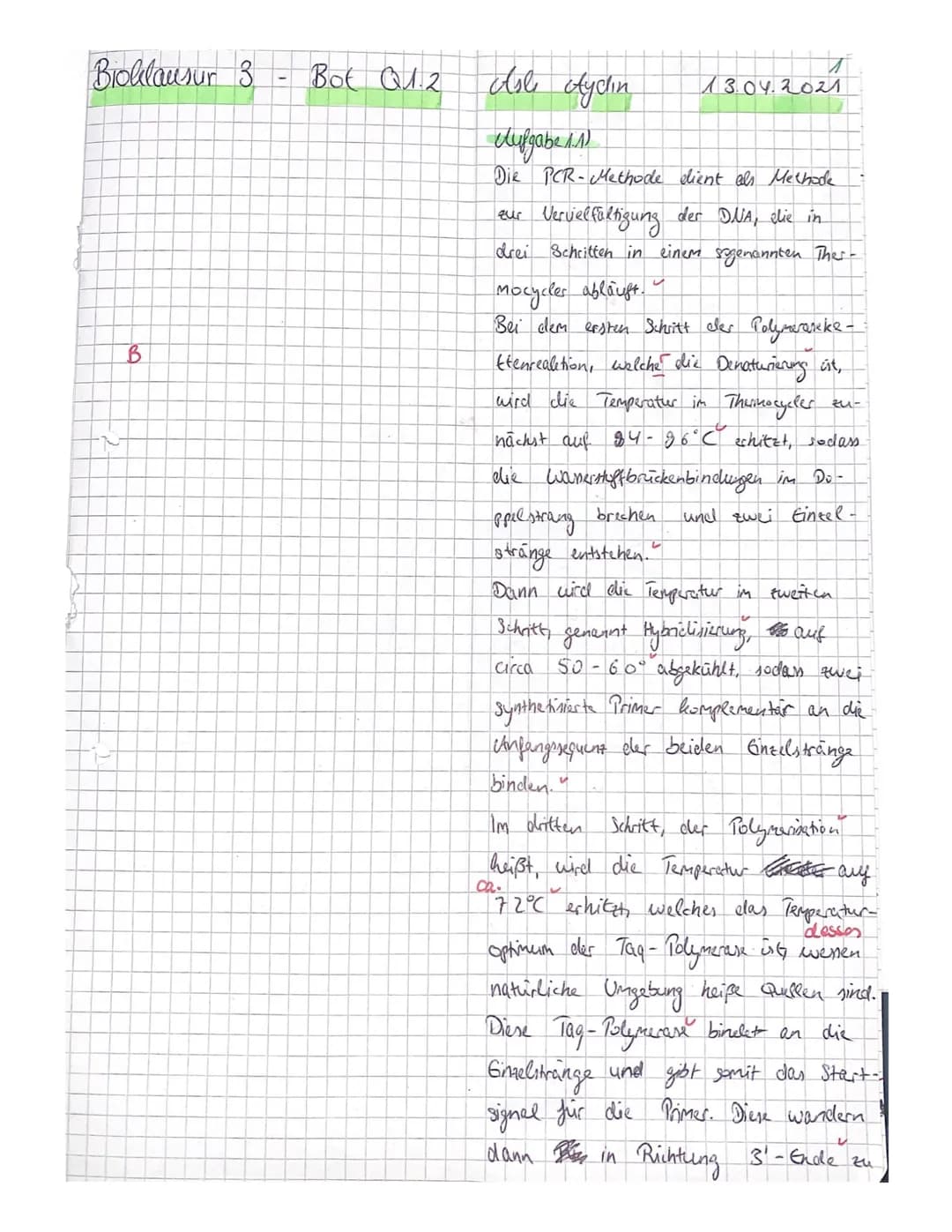 3. Klausur
Unterrichtsvorhaben II: Humangenetische Beratung - Wie können genetisch bedingte Krankheiten
diagnostiziert und therapiert werden