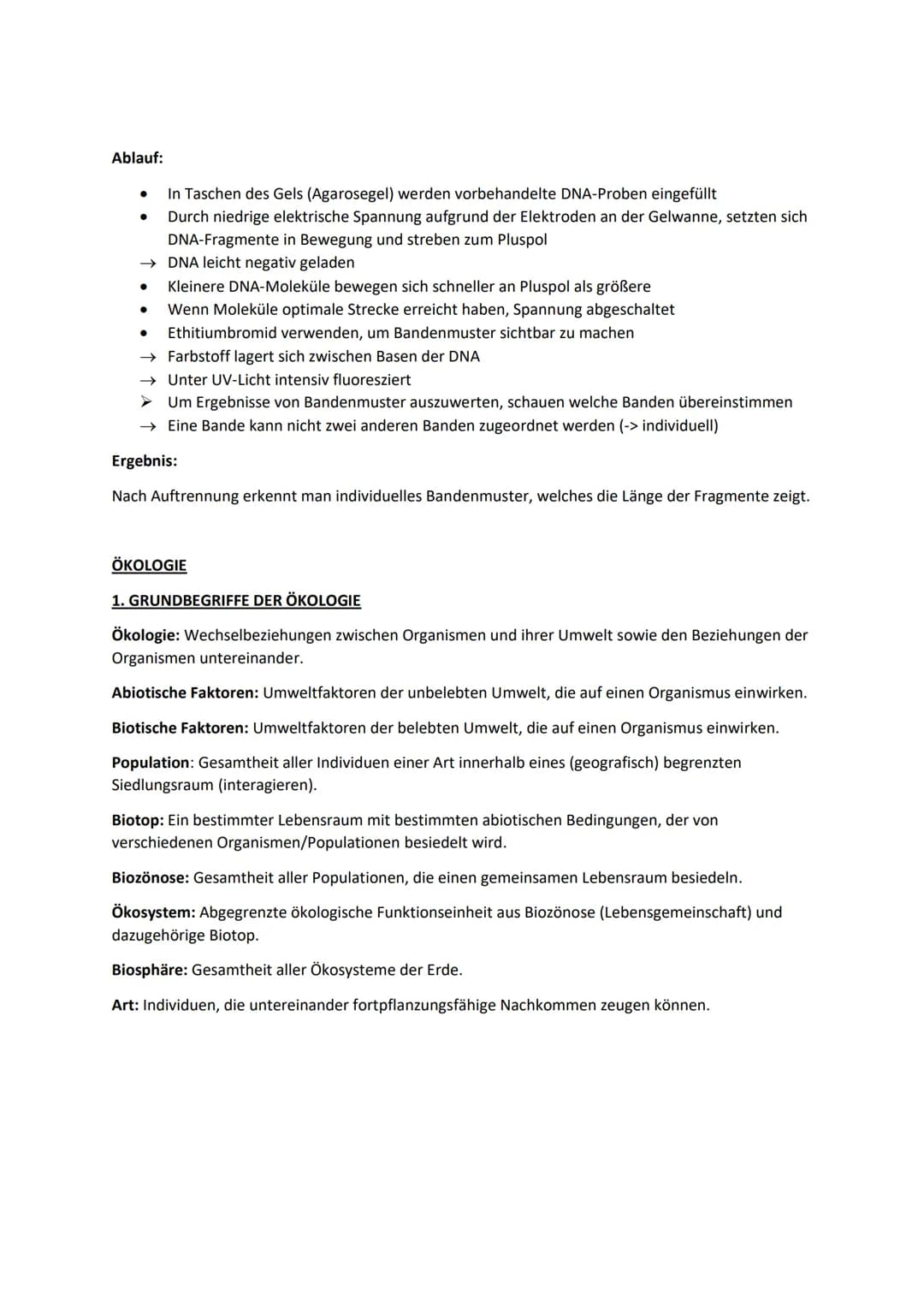 1.GENETISCHER FINGERABDRUCK
Muster aus den Längen bestimmter DNA-Abschnitten
Variieren und für jeden Menschen einzigartig
Man analysiert kur