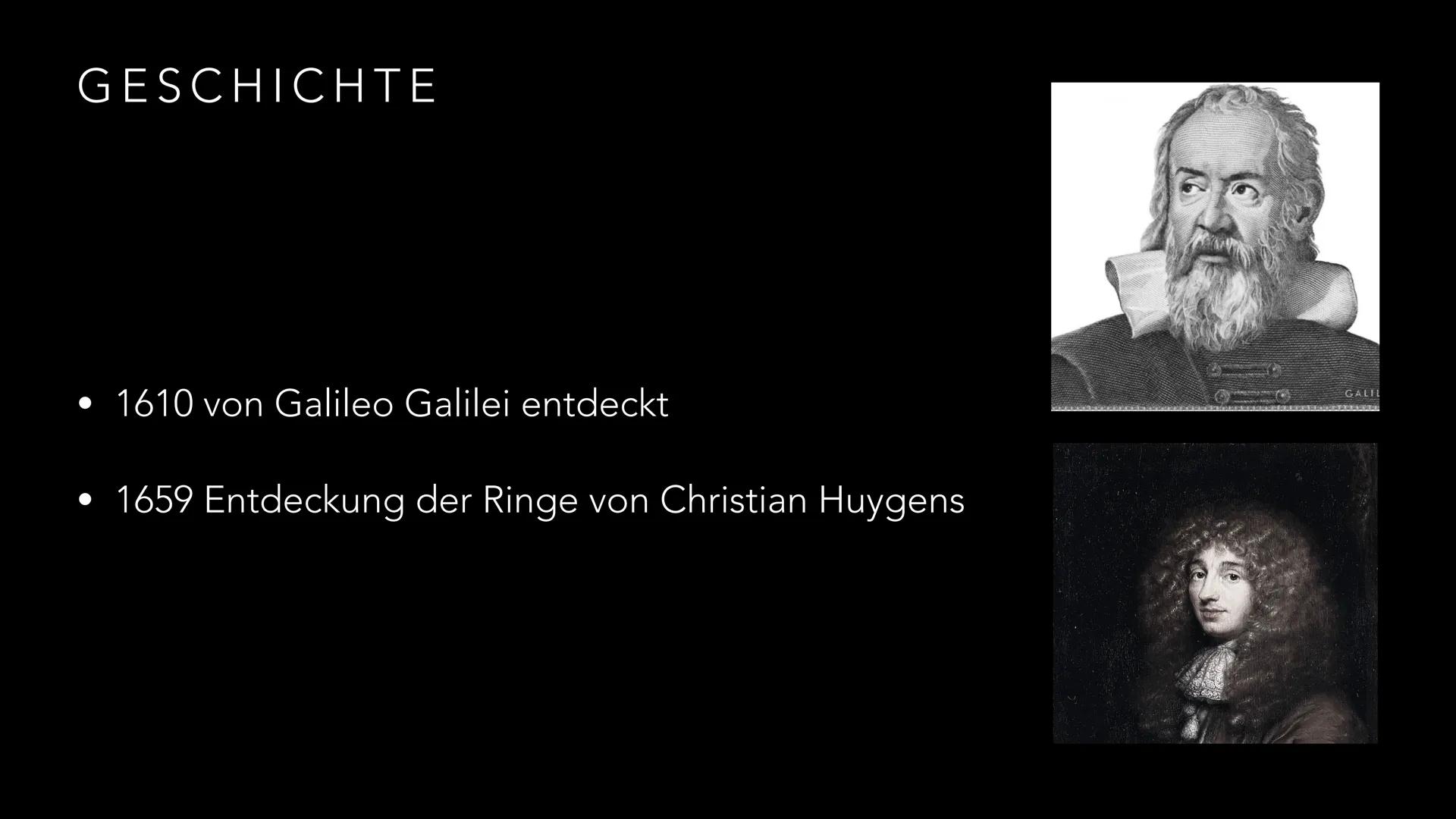 # DER PLANET
SATURN

PRÄSENTATION VON LIA UND LARISSA INHALTSANGABE

• 1. Allgemeine Fakten
• 2. Geschichte
• 3. Zusammensetzung
• 4. Oberfl
