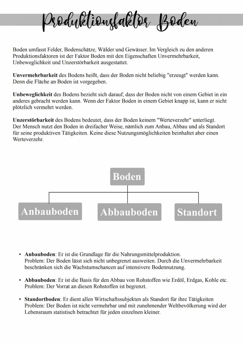 Notwendigkeit des Wirtschaftens
Ausgangspunkt des Wirtschaftens sind die unbegrenzten Wünsche der Menschen. Diese Mangel
gegenüber bestimmte