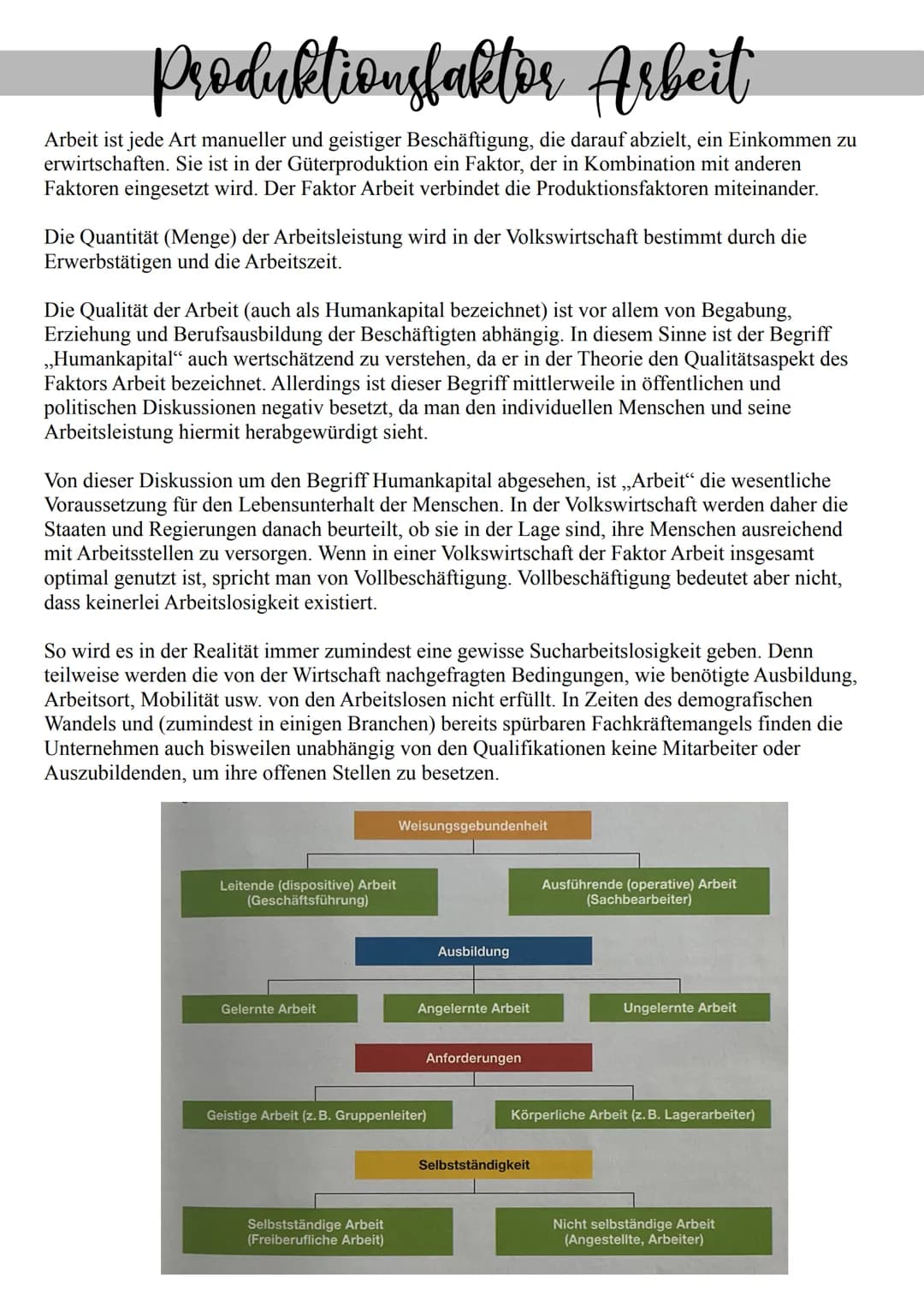 Notwendigkeit des Wirtschaftens
Ausgangspunkt des Wirtschaftens sind die unbegrenzten Wünsche der Menschen. Diese Mangel
gegenüber bestimmte