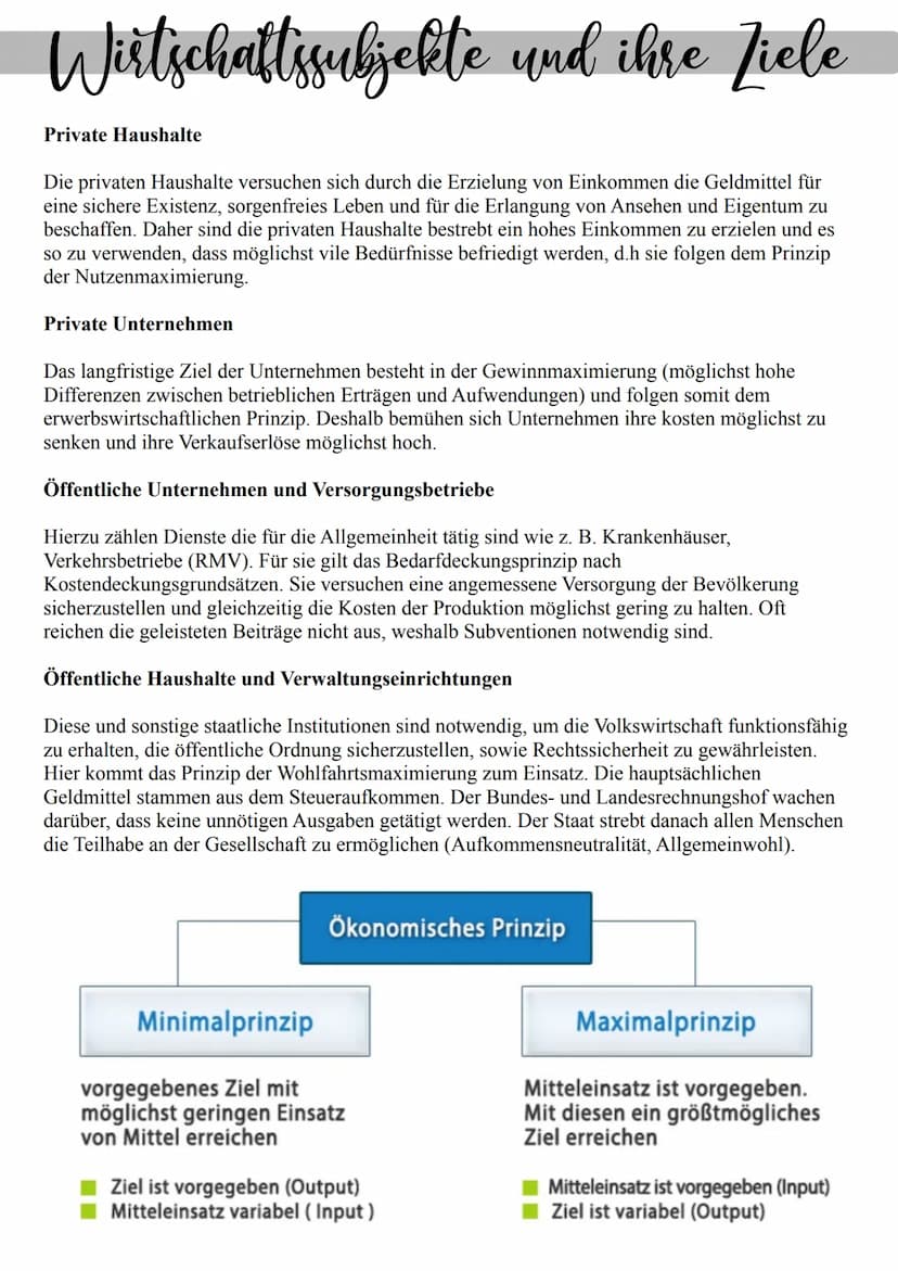 Notwendigkeit des Wirtschaftens
Ausgangspunkt des Wirtschaftens sind die unbegrenzten Wünsche der Menschen. Diese Mangel
gegenüber bestimmte