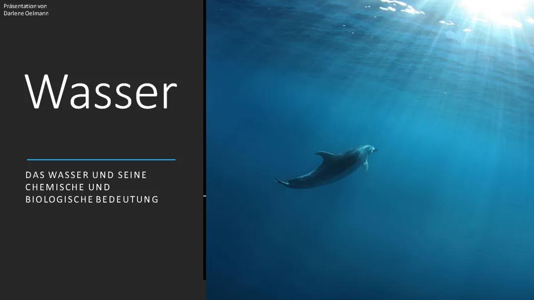 Präsentation Wasser 