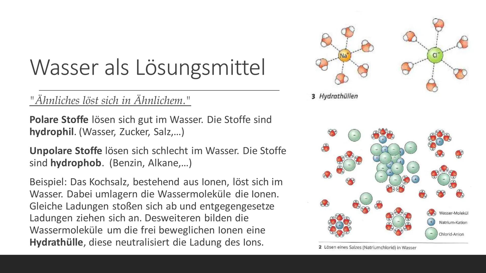 Präsentation von
Darlene Oelmann
Wasser
DAS WASSER UND SEINE
CHEMISCHE UND
BIOLOGISCHE BEDEUTUNG Inhalt der Präsentation
01
Allgemeine
Infor
