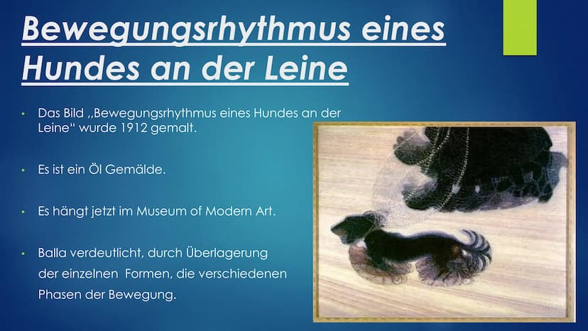 Giacomo Balla
Von Angelina Gerstel Inhaltsverzeichnis
1. Überschrift
2. Inhaltsverzeichnis
3. Lebenslauf
4. Giacomo Ballas Malstil
5. Das Mä
